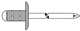 Gesipa Blindniete PolyGrip 1000 Stück (Alu/Stahl, Nietschaft-ø 3,2 mm, Scherkraft 720 N, Zugkraft 1050 N, Großkopf) 1433825