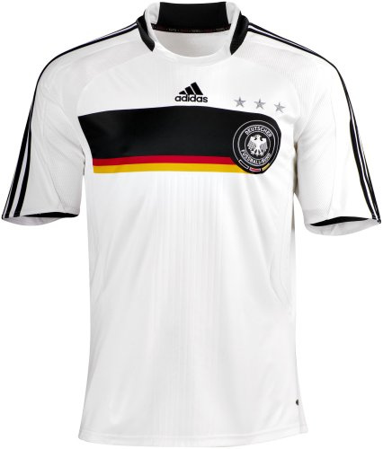 adidas DFB H JSY, Heim-Trikot Deutsche Nationalmannschaft, White/Black, Größe: L