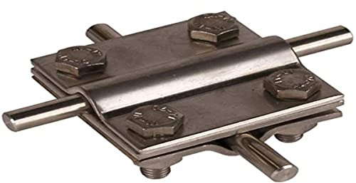 Dehn 319209 Kreuzschlüssel Union Platte Rd/FL – 10/30 mm Niro V4