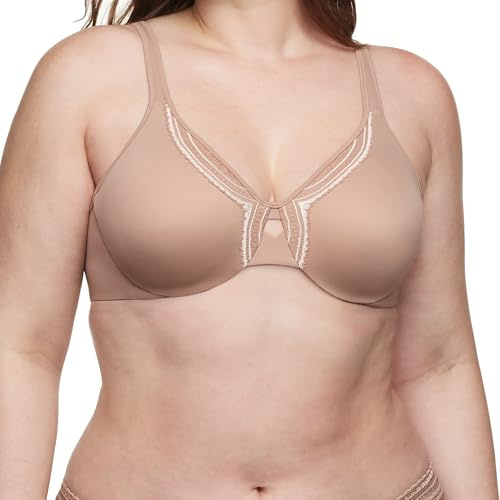 Olga Women's Butterfly Effect Minimizer Bra, Toasted Almond, 34D