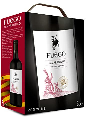 Fuego - Rotwein aus Spanien, Tempranillo, Bag-in-Box (1 x 3 l)