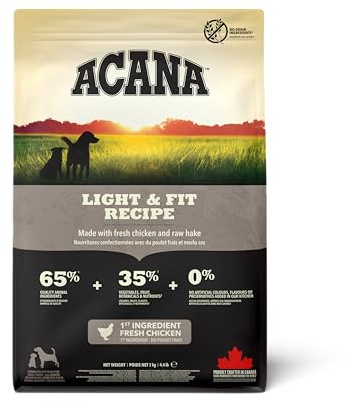 ACANA LIGHT & FIT comida para perro 11.4 KG 1 Saco