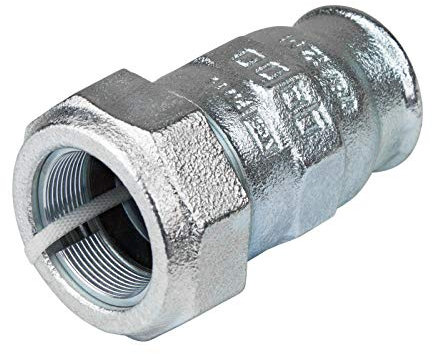 GEBO Raccord à compression Femelle fonte malléable galvanisée 1''1/2