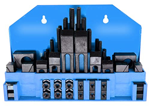HFS (R) 58pc Hold Down Clamp Clamping Set Kit Bridgeport Mill (7/16 Slot 3/8 Stud)