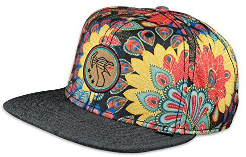 Djinns Peacock Flat Brim Cap