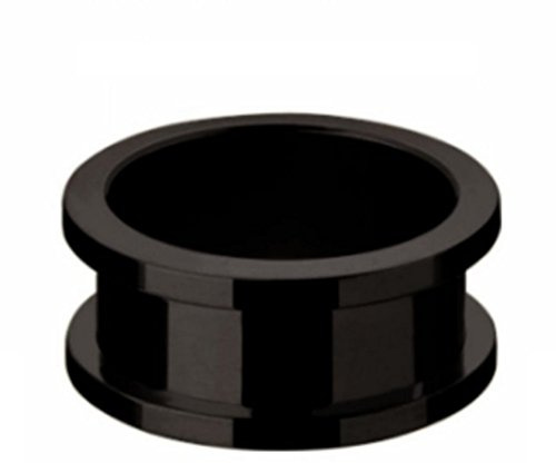 eeddoo Flesh Tunnel Schwarz Acryl 5 mm