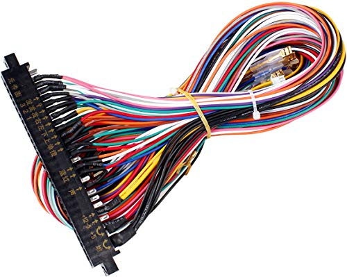 Arcade JAMMA Câble d'interface de câblage à 56 broches de câblage multicade pour cartes d'arcade pour machine d'arcade, consoles de jeu vidéo Jamma 60-in-1