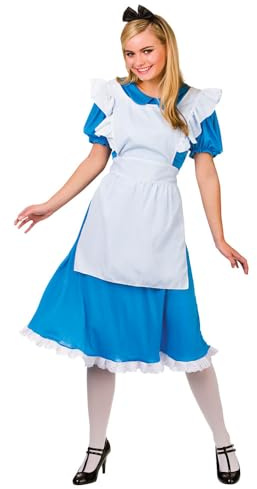 Wicked Costumes® Adult Women’s Storybook Alice Fancy Dress Costume – Classic Fairytale Outfit