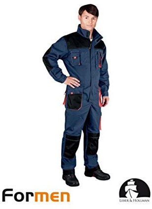 Mono de trabajo profesional, color azul y negro, talla 52, traje de trabajo