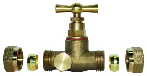 Boutté 2121401 DMB2P14 Robinet d'arrêt à purge bicone tube ø 14