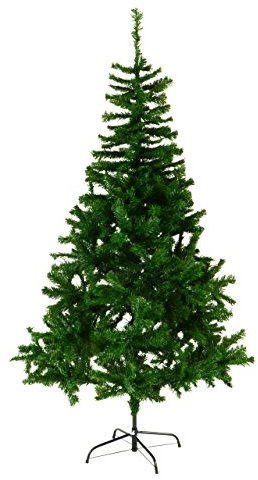 Nipach GmbH künstlicher Weihnachtsbaum grün mit Metall-Ständer Christbaum Tannenbaum 180 cm 673 Spitzen Nadel-Baum Weihnachtsdeko Weihnachtstanne Xmas