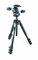 Manfrotto Kit Treppiede 190XPRO a 4 Sezioni in Alluminio con Testa su 3 Assi, Kit Professionale Accessori Fotografia, Treppiede Fotocamera con Testa 3-Vie per fotocamera mirrorrless, DSLR