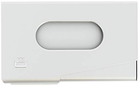 ÖGON Smart Wallets Visitenkartenetui aus aluminium, kapazität für 15 karten, Modell One Touch