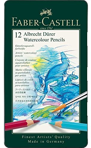 Faber-Castell Aquarellstift Albrecht Dürer Metallbox 12 Stk.