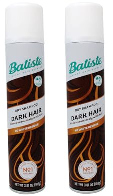 Batiste Dry Shampoo for Dark Hair, 3.81 oz, (Pack of 2)