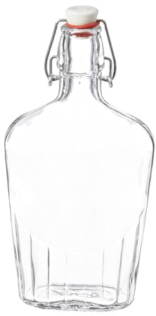 Bormioli Rocco Pocket Flask, 17 oz, Clear