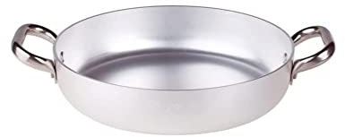 Pentole Agnelli ALMA11060 Tegame con Maniglie, Alluminio, 60 cm