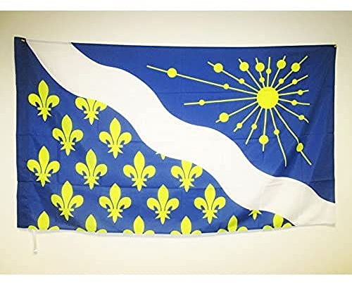 AZ FLAG Drapeau Essonne 150x90 cm Drapeau Français Polyester 100D Fourreau | Usage intérieur et extérieur Drapeau décoratif coutures doubles et bords renforcés avec fourreau pour mât