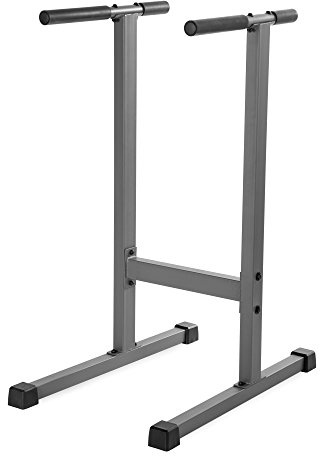 XMARK Dip Station, 500 lb Capacity Dip Stand, Heavy Duty Dip Bars for Chest, Triceps and Core Strength Training, Home Gym Equipment