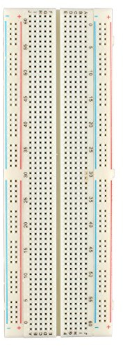 HALJIA Solderless Plug-in BreadBoard, 830 tie-points, 2 Power lanes, 200PTS, 16.5 x 5.4 x 0.85 cm Compatible with Arduino Raspberry Pi DIY Etc