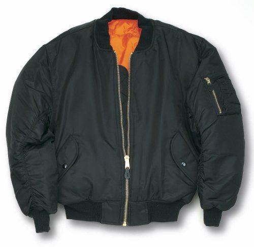 Delta Classic MA-1 Bomber Flight Jacket Black (S)