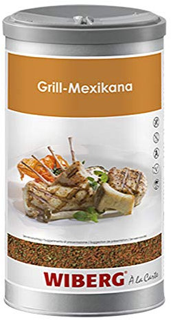 Wiberg Grill-Mexikana Gewürzsalz – Würzige Mischung mit Chili, Paprika & Knoblauch – Perfekt für Fleisch wie Geflügel, Schwein, Rind oder Gemüse - 750g