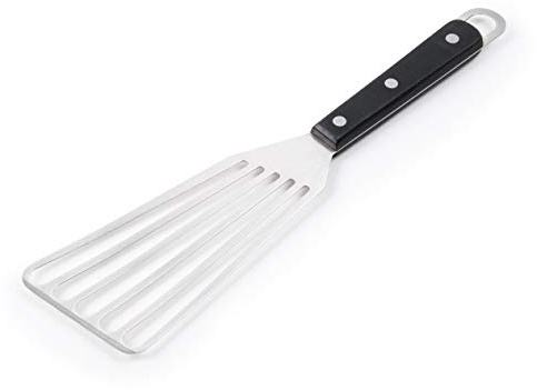 Fox Run Chef's Stainless Steel Fish Spatula, Slotted, Metallic