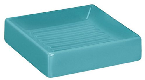 Kleine Wolke 5045766853 Flash Porte-Savon Céramique Turquoise 40 x 30 x 10 cm