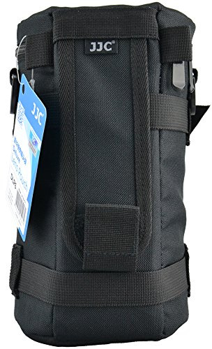 JJC DLP-6 125 x 235 mm vattentålig lyxig linspåse med rem – svart