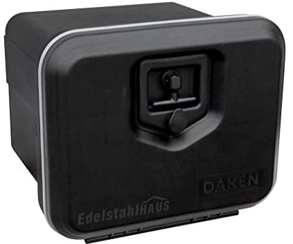 LKW Staukasten aus Kunststoff 410x348x340 mm, 29 ltr, Edelstahlhaus Werkzeugkasten, Staubox, Unterflurkasten