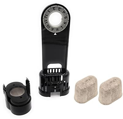 Blendin Water Filter Holder Assembly Part with 2 Replacement Charcoal Water Filter Cartridge Refills Starter Kit, Compatible with Keurig 1.0 K Classic Coffee Makers
