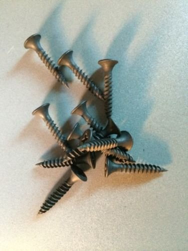 Tornillos de montaje rápido (1000 unidades, 3,9 x 25 mm Tornillo de colocación rápida PH2 Diseño Tornillo Tornillo Rosca gruesa