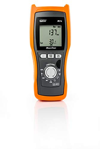 HT -Instruments Multímetro digital TRMS y VDE 0100 probador, M74
