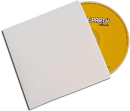Protected CD Pappcover weiß (100 Stück)