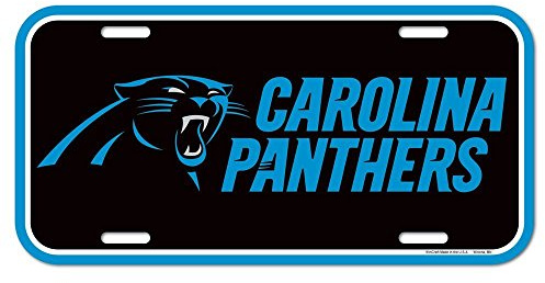 NFL Carolina Panthers Nummernschild