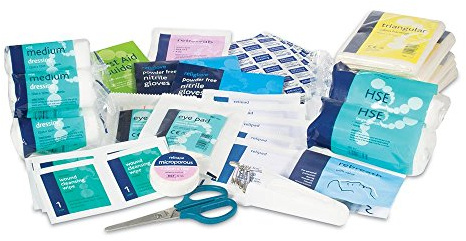 Reliance Medical Child Care First Aid Kit Refill - Ideal for Educational Settings, Schools, Childminders, Nurseries and Providers, Include Bandage, Safety Pins, Use it as Back-up Stock
