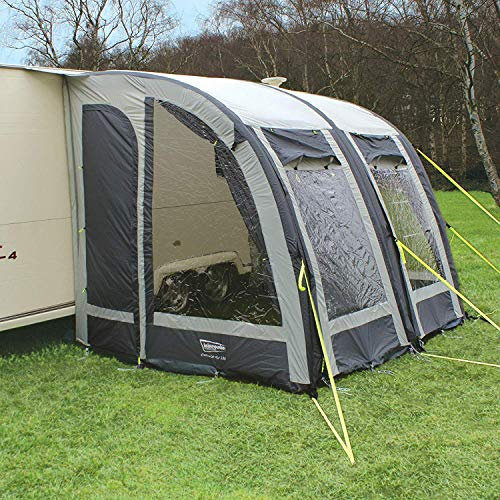 Leisurewize New Ontario 390 Air Awning Tent for Caravan – Grey/Charcoal