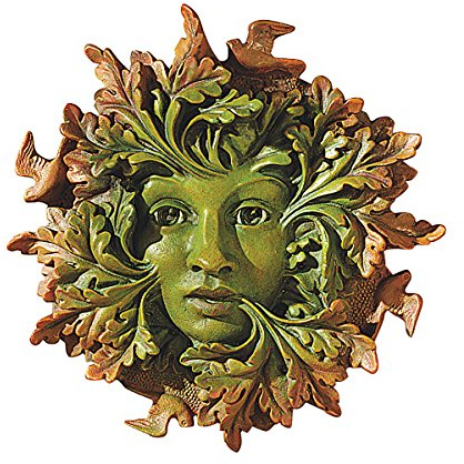 Design Toscano Sculpture de la femme verte de Somerset en imitation vert-de-gris et bronze