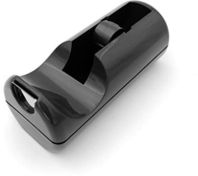 Porta nastro adesivo, Dispenser da Tavolo, colore Nero, adatto a nastri adesivi da 33 m