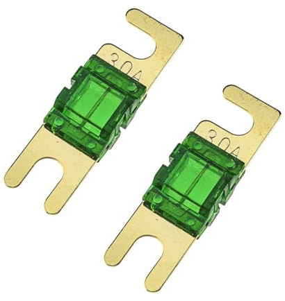 tomzz Audio 5800-067 Mini ANL Sicherung 30A 2 Stück mit vergoldeten Kontakten
