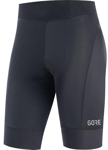 GOREWEAR Culote corto sin tirantes+ C3 Mujer, Black, M