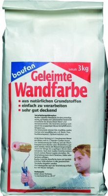 Baufan geleimte Wandfarbe 3kg