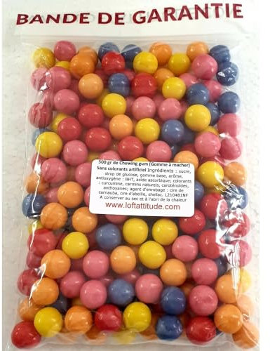 La Chaise Longue - Boules de Chewing Gum 500 GR, Paquet