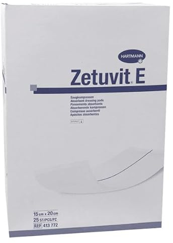 Hartmann Pansement Stérile Zetuvit E 15 x 20 cm Pack de 25