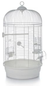 Beeztees 205196 Vogelheim Julia 3 Rund, 34 x 65.5 cm, weiß