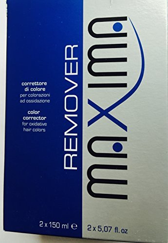 MAXIMA REMOVER /COLOUR CORRECTOR FOR FOR OXIDATIVE HAIR COLOURS 2 x 150ml by Vitalfarco