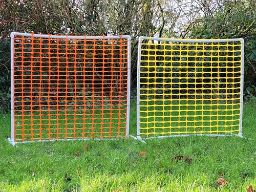 Wuzzmann 2er Set HOOPERS Agility Zaun/FCI-KONFORM/gelb/orange/Gate/Gatter/Trennzaun, PVC, NADAC Hoopers