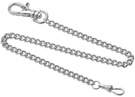 Gotham Stainless Steel 14 Inch Pocket Watch Chain # GWCSTCHAIN