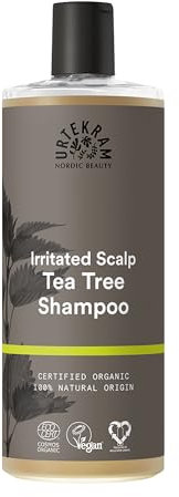 Urtekram Champú de Arbol de Té para Cuero Cabelludo Irritado - 500 ml