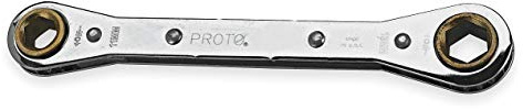 Proto - Double Box Ratcheting Wrench 9 x 10 mm - 6 Pt. (J1192M-A)